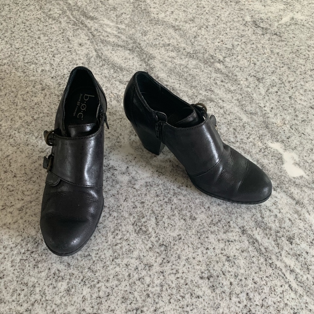 B.O.C by Born Black Leather Booties